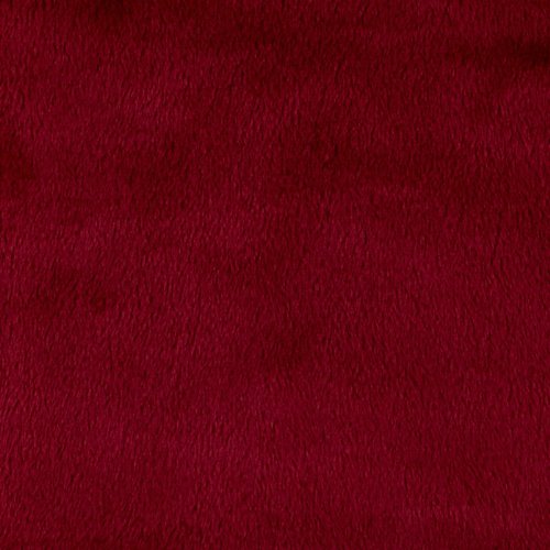 Shannon Fabrics Minky Solid Cuddle 3 Fabric by the Yard, Crimson
