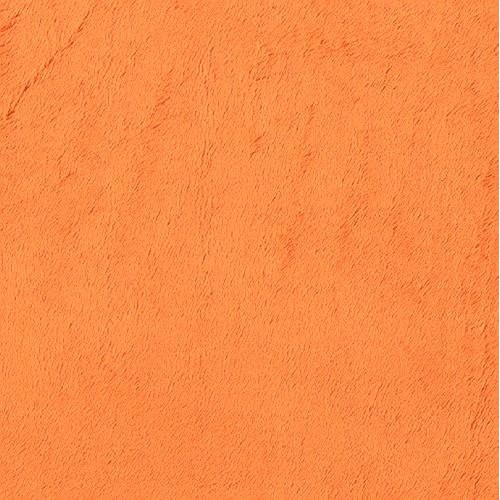 Shannon Fabrics Minky Solid Cuddle 3 Fabric by the Yard, Orange