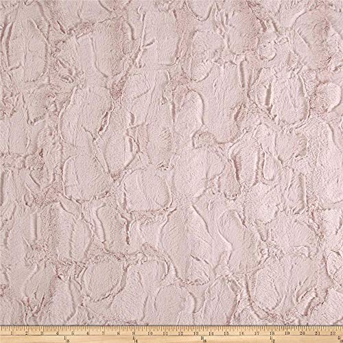 Shannon Fabrics Shannon Minky Luxe Cuddle Hide Rose Water Fabric B...
