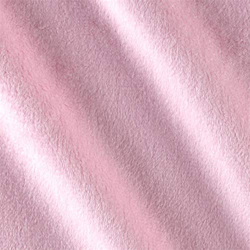 Shannon Fabrics Shannon Minky Solid Cuddle 3 Blush Fabric By The Yard