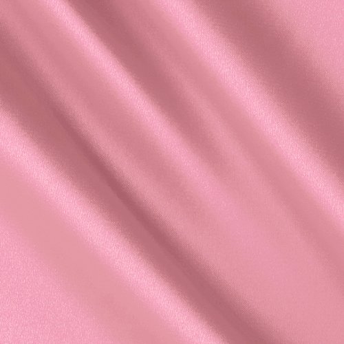 Shannon Fabrics Silky Satin Charmeuse Solid Pink Fabric By The Yard