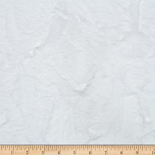 Shannon Fabrics Snow Shannon Minky Luxe Cuddle Hide Fabric by The ...