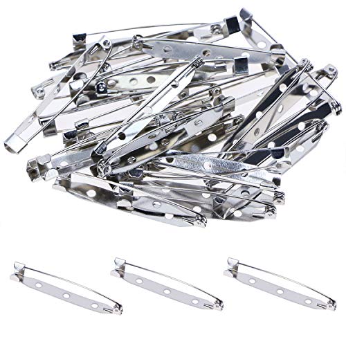 Shapenty 30PCS Locking Pins Backs Safety Clasp Brooch Badge Bar Je...