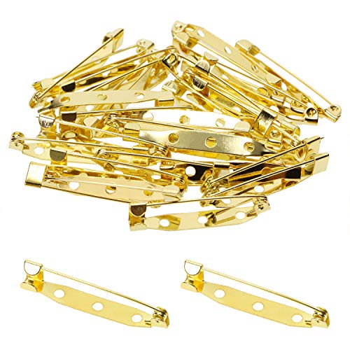 Shapenty 30PCS Locking Pins Backs Safety Clasp Brooch Badge Bar Je...