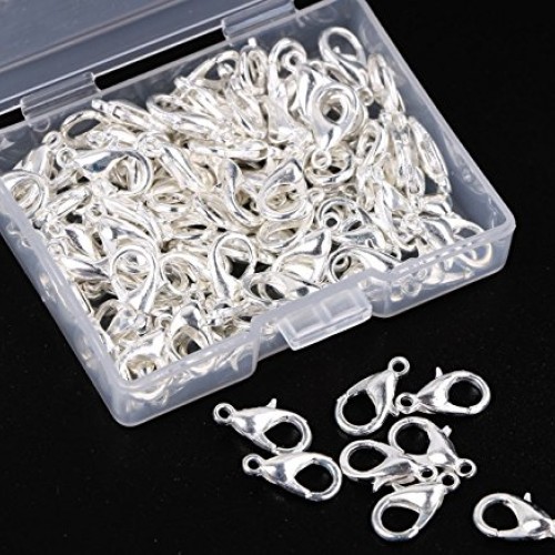 Shapenty Small Metal Alloy Lobster Claw Clasps Clip DIY Necklace J...