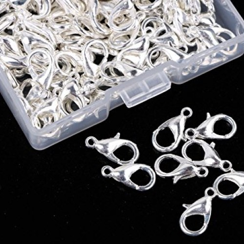 Shapenty Small Metal Alloy Lobster Claw Clasps Clip DIY Necklace J...