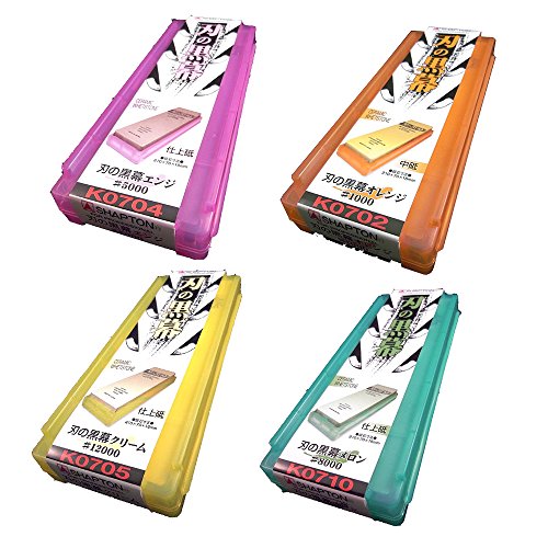 SHAPTON Ha No Kuromaku Ceramic Whetstone F-set Medium Grit #100...