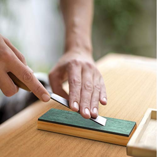 Sharp Pebble Classic Leather Strop kit with Polishing Compound- Kn...