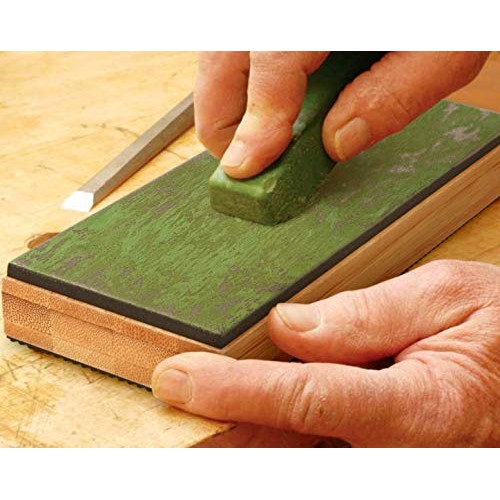 Sharp Pebble Classic Leather Strop kit with Polishing Compound- Kn...