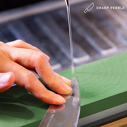 Sharp Pebble Knife Sharpening Stones Kit with 400/1000 and 3000/80...