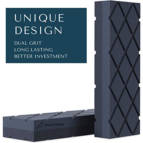 Sharp Pebble Large Flattening Stone- Dual Grit Coarse/Fine Sharpen...