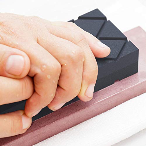 Sharp Pebble Large Flattening Stone- Dual Grit Coarse/Fine Sharpen...