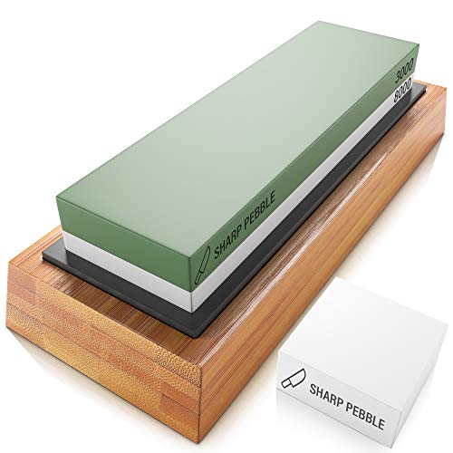 Sharp Pebble Premium Sharpening Stones 2 Side Grit 3000/8000 Whets...