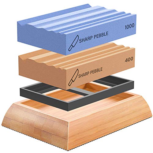 Sharp Pebble Whetstones Wood Carvers Sharpener-Dual Grit Sharpenin...