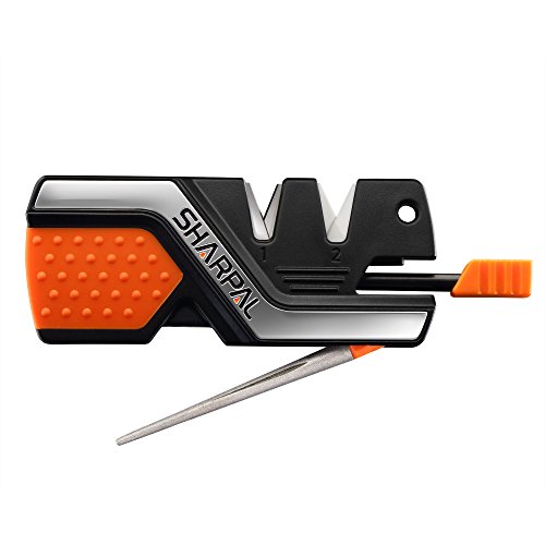 Sharpal 101N 6-In-1 Pocket Knife Sharpener & Survival Tool, with F...