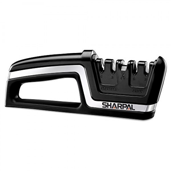 SHARPAL 104N Professional 5-in-1 Kitchen Chef Knife & Scissors Sha...