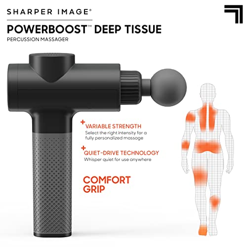 SHARPER IMAGE Powerboost Deep Tissue Percussion Massager Version 2...