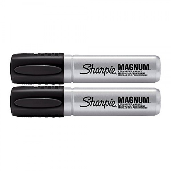 2 Pack Sharpie 44101 Sharpie Magnum Permanent Marker Black