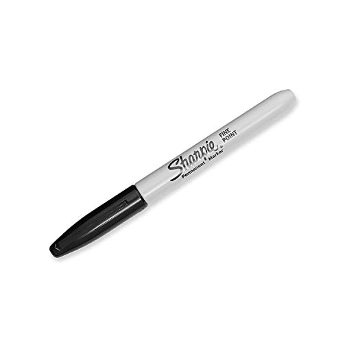 Permanent Marker Fine Point,Fine Point Black with Sharpie Permanen...