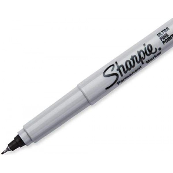Sharpie 37161PP Ultra Fine Point Permanent Markers Set of 4, Res...