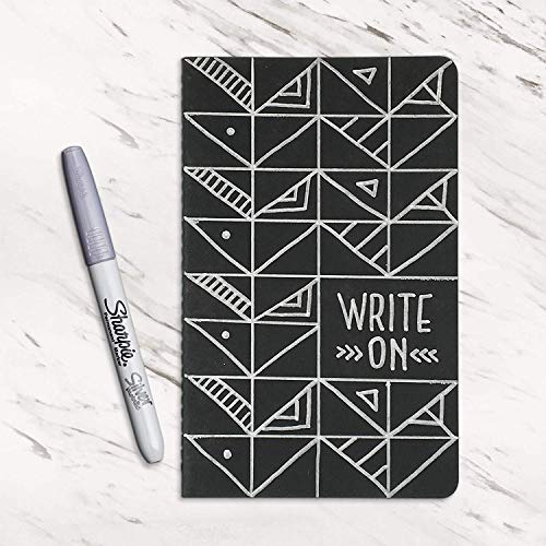 Sharpie 39108PP Fine Point Metallic Silver Permanent Marker, 1 Bli...