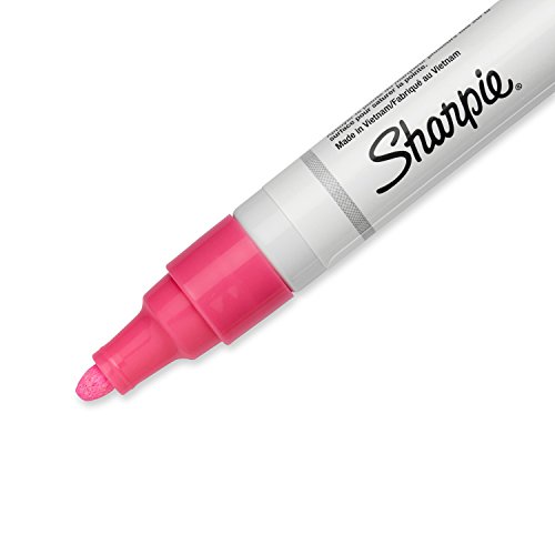 Sharpie Oil-Based Paint Marker, Medium Point, Pink, 1 Count - Grea...