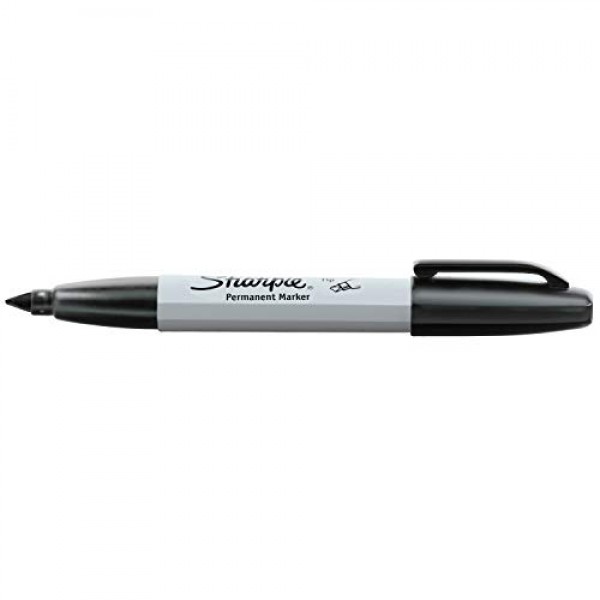 Sharpie Permanent Markers | Chisel Tip | Black | 2 Count
