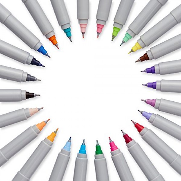Sharpie Permanent Markers, Ultra Fine Point, Assorted Colors, 24-C...