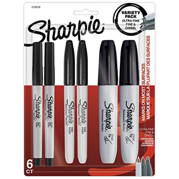 Sharpie Permanent Markers Variety Pack, Featuring Fine, Ultra Fine...