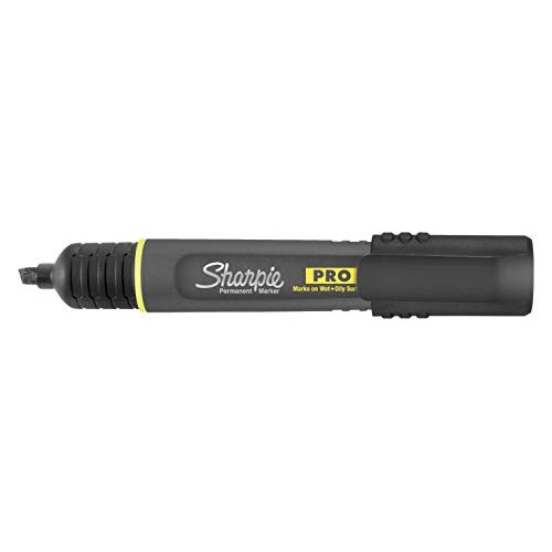 Sharpie Pro Permanent Marker, Medium, Chisel Tip, Black, 12-Count ...