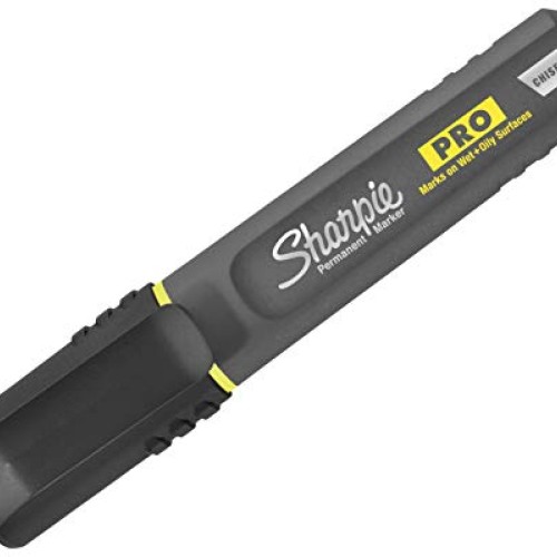 Sharpie Pro Permanent Marker, Medium, Chisel Tip, Black, 12-Count ...