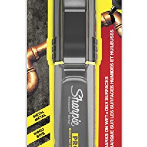 Sharpie Pro Permanent Marker, XL, Chisel Tip, Black Marker 2018347