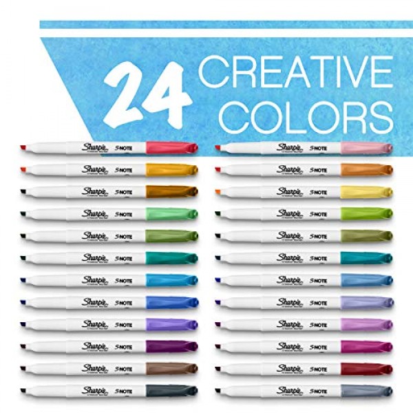 Sharpie S-Note Creative Markers, Highlighters, Assorted Colors, Ch...