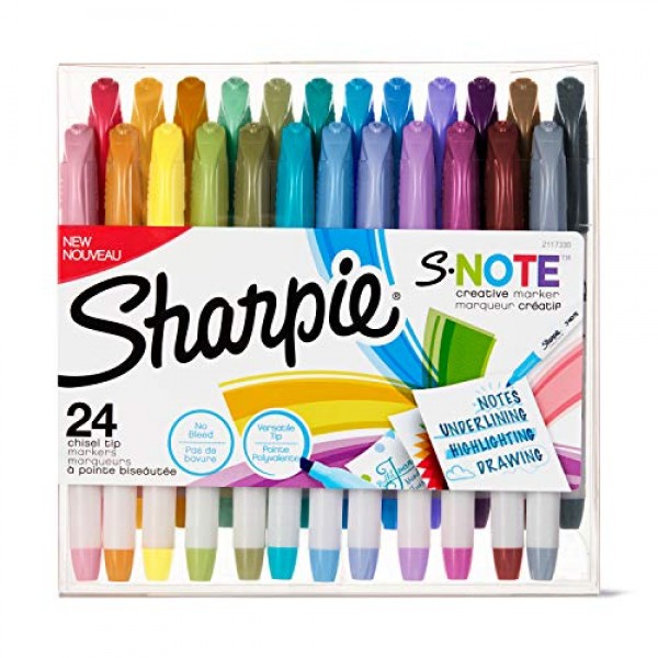 Sharpie S-Note Creative Markers, Highlighters, Assorted Colors, Ch...