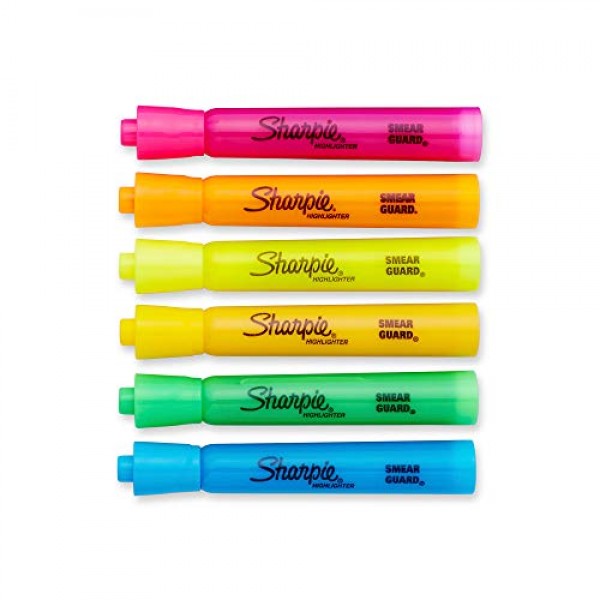 Sharpie Tank Highlighters Assorted Colors, Chisel Tip Highlighter ...