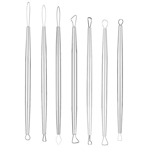 Ceramic Pottery & Clay Ribbon Sculpting Tool Kit Set of 7