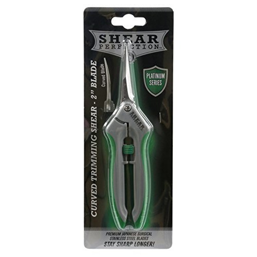 Shear Perfection Stainless Steel Trimming Shears, 2 Curved Blades...