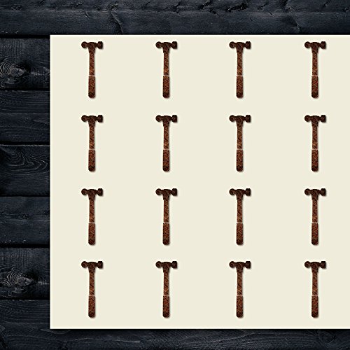 Hammer Ball-Peen Metal Mechanic Fix Craft Stickers, 44 Stickers at...