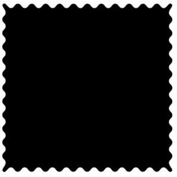 SheetWorld 100% Cotton Percale Fabric by The Yard, Solid Black Wov...