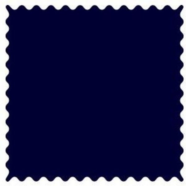 SheetWorld 100% Cotton Percale Fabric by The Yard, Solid Navy Wove...