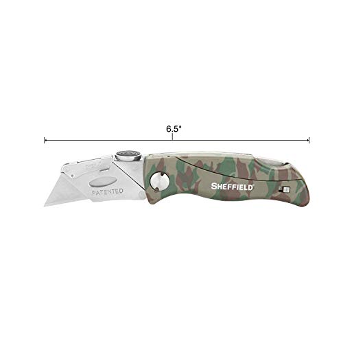 Sheffield 12131 Camouflage Quick Change Utility Knife