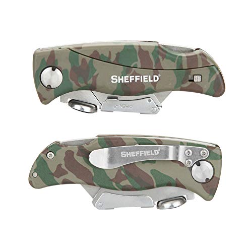 Sheffield 12131 Camouflage Quick Change Utility Knife