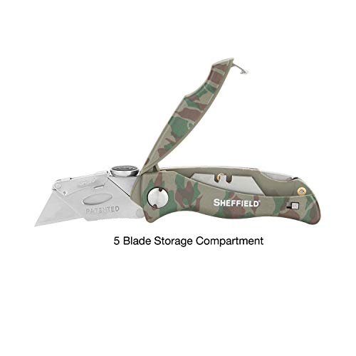 Sheffield 12131 Camouflage Quick Change Utility Knife