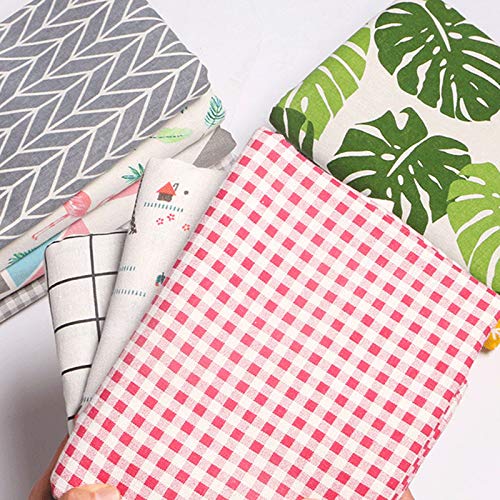 Sheicon Cotton Linen Blend Fabric by The Yard 60 Wide Animal Flo...