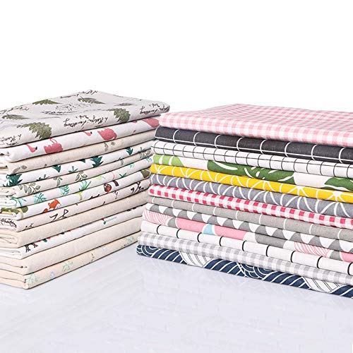 Sheicon Cotton Linen Blend Fabric by The Yard 60 Wide Animal Flo...