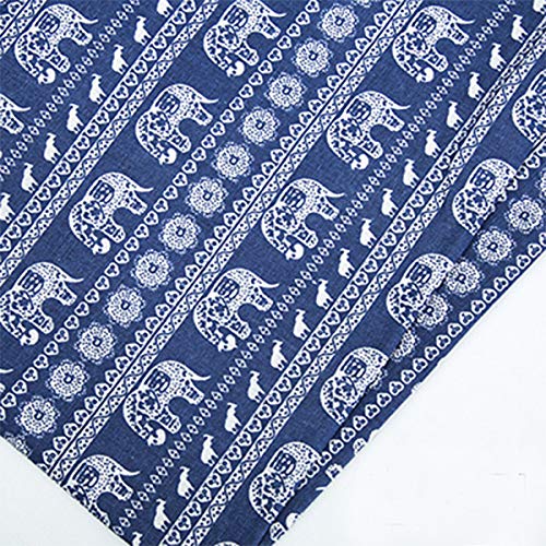 Sheicon Cotton Linen Blend Fabric by The Yard 60 Wide Animal Flo...