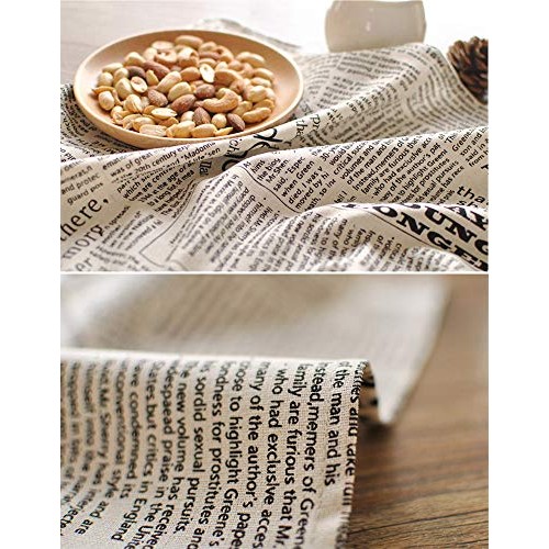 Sheicon Cotton Linen Fabric by The Yard 60 Wide Decorative Printe...