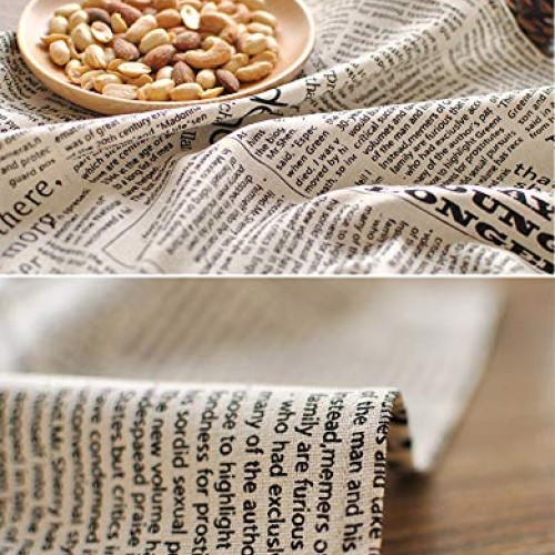 Sheicon Cotton Linen Fabric by The Yard 60 Wide Decorative Printe...