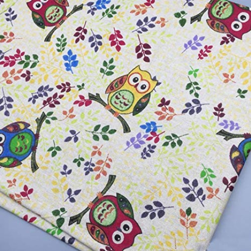 Sheicon Floral Printed Cotton Fabric by The Yard DIY Material Deco...