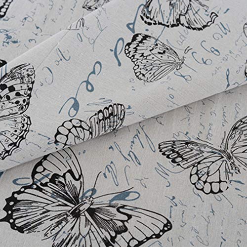 Sheicon Floral Printed Cotton Fabric by The Yard DIY Material Deco...